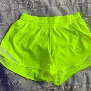 Neon Lululemon Shorts